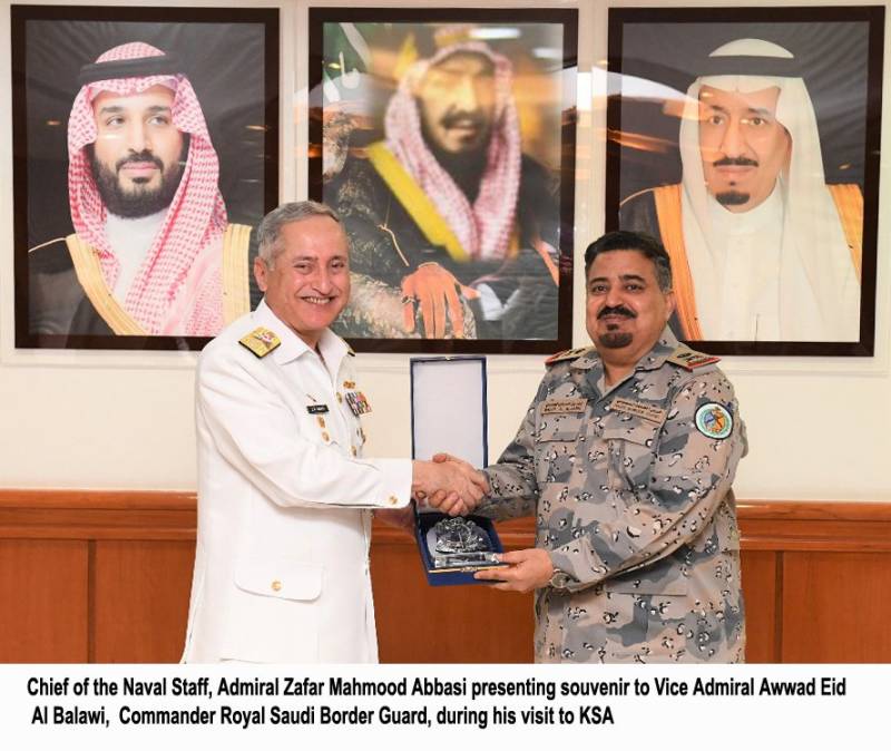 Pak Navy Chief calls on Saudi Naval Commander in Riyadh