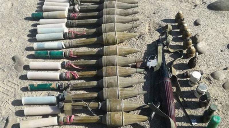 Security Forces seize huge quantity of arms cache