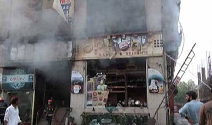 Five killed in a fire at a Bakery in Lahore