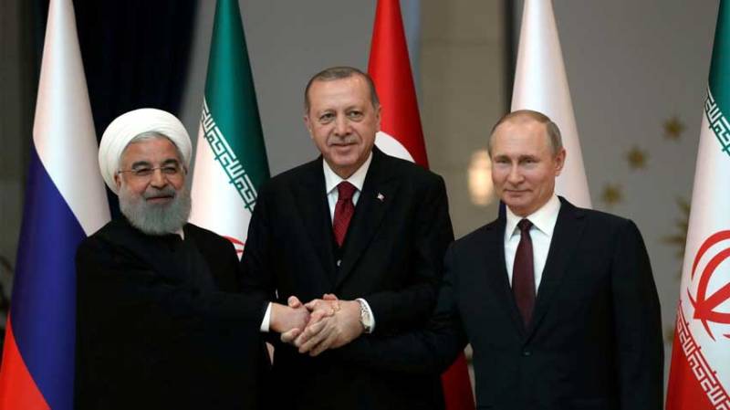 Russia, Iran, Turkey discuss resolution of Syrian conflict