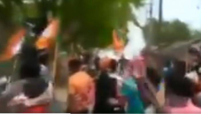 Bombs thrown at BJP rally in India