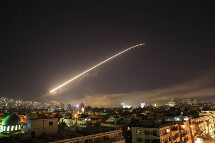 US & Allies launch strikes on Syria