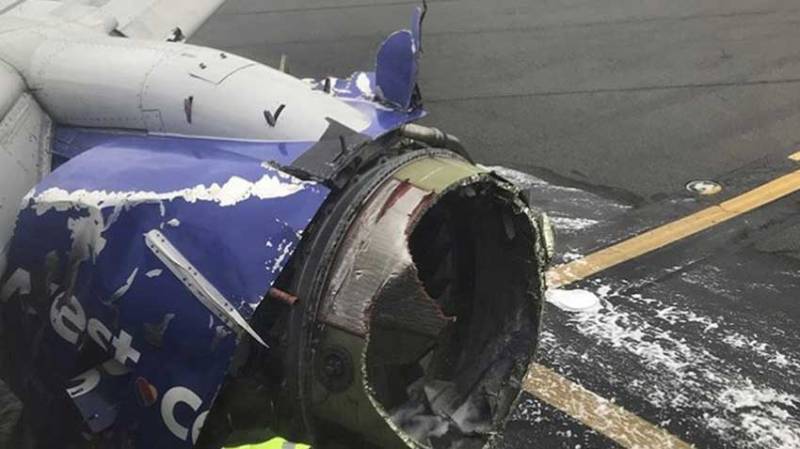 Woman dead after Southwest plane's engine explodes mid-flight