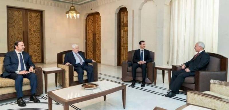 Pakistan's Ambassador meets Syrian President Bashar ul Asad in Damascus