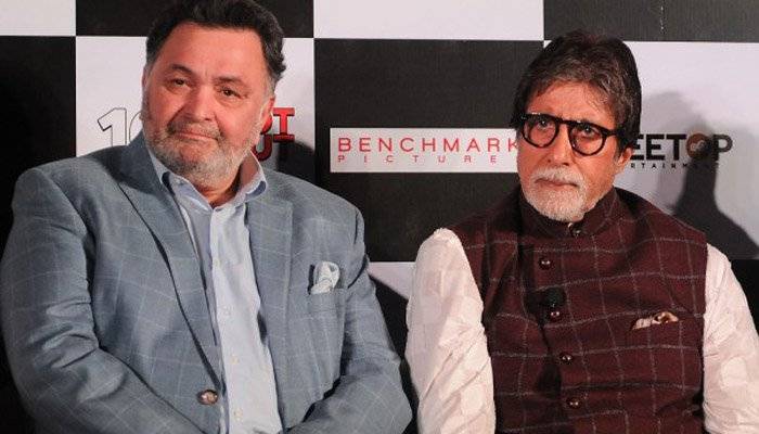 Bollywood greats Amitabh Bachchan, Rishi Kapoor reunite after 27 years