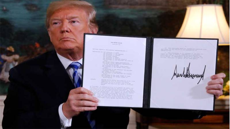 US pulls out of int'l nuclear deal with Iran