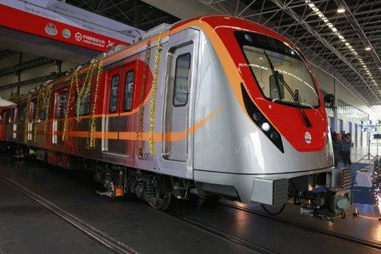 Orange Line Metro Train project inaugurated by CM Shahbaz Sharif