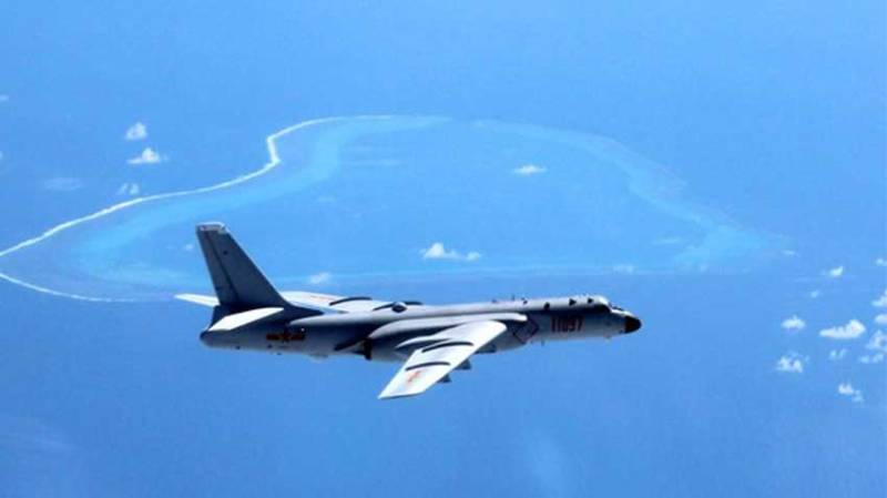 China air force lands bombers on South China Sea Island