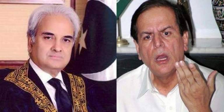 What allegations were levelled against Justice (R) NasirMulk during Imran Khan 2014 dharna?