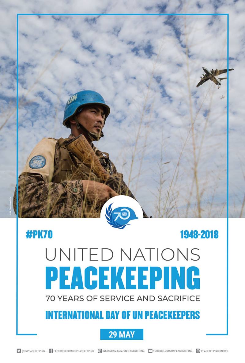 UN Peacekeepers Day being observed today