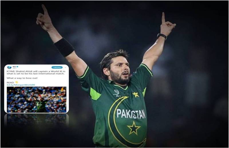 Shahid Afridi to lead ICC World XI in his last int'l match