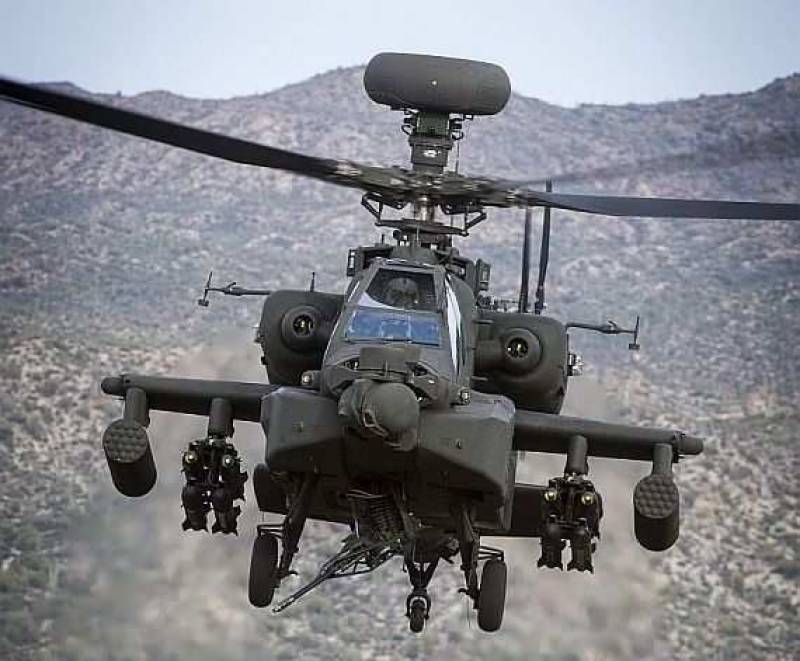 Saudi Military combat helicopter shot down