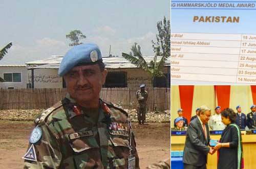 UN acknowledges sacrifices of Pakistani peacekeepers