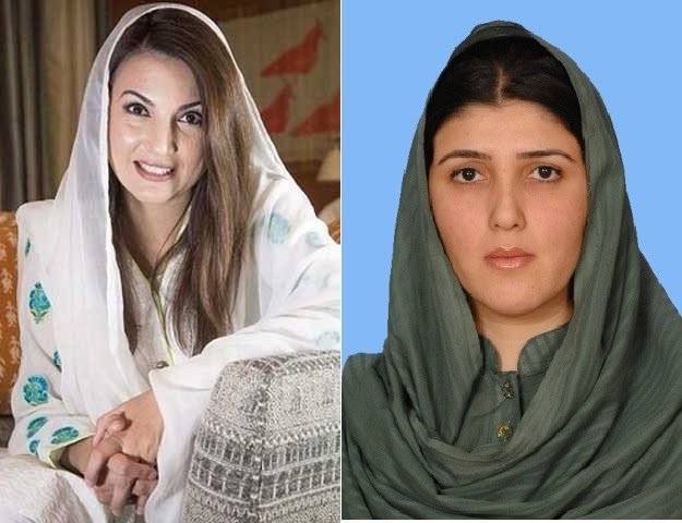 Ayesha Gulalai comes to rescue of Reham Khan