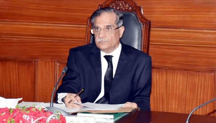 Will request interim PM to monitor Islamabad water shortage issue: CJP