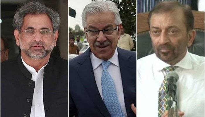 Shahid Khaqan, Khawaja Asif, Farooq Sattar cleared to contest polls