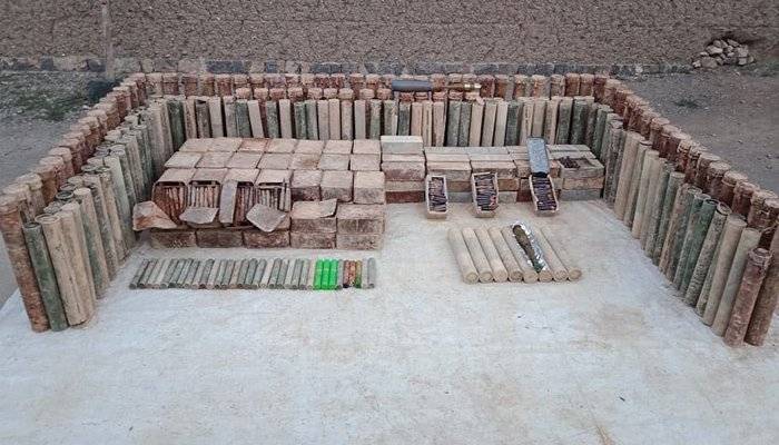 Security Forces recover huge cache of weapons in intelligence based operations