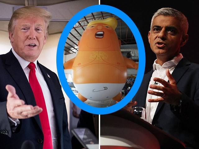 Donald Trump - Mayor Sadiq Khan clash in London