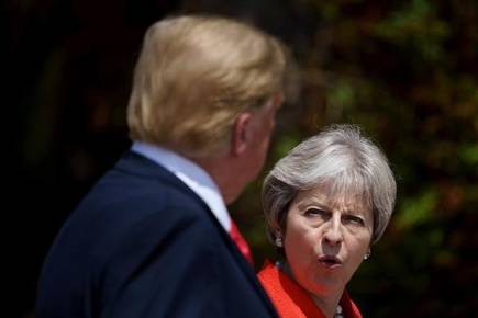 Theresa May stunned with Donald Trump’s mysterious suggestion