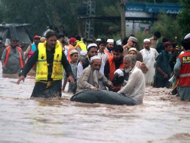 Relief operation underway in flood affected areas of KP