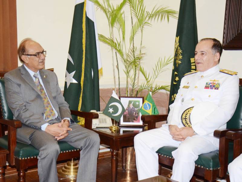 Pakistan Brazil vow to enhance defence ties