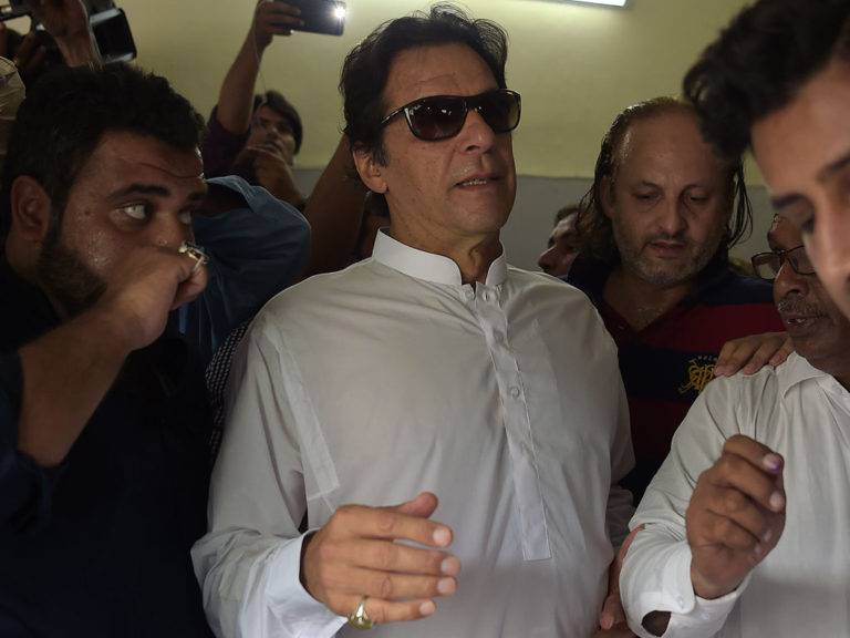 PTI Chief Imran Khan appear before NAB Peshawar