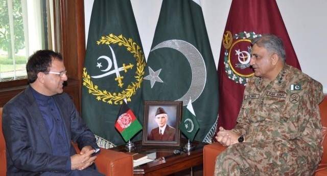 Afghan Ambassador Omar Zakhilwal delivers an important message to COAS General Bajwa