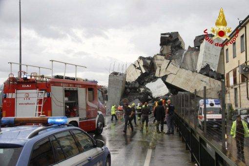 Motorway bridge collapse plays havoc in Italy, dozens feared dead
