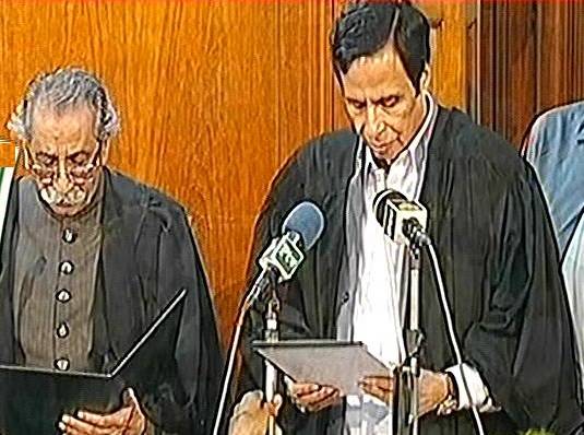 Chaudhry Pervaiz Elahi takes oath as Speaker Punjab Assembly