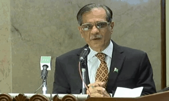 CJP Justice Saqib Nisar takes suo motu notice against PTI MPA