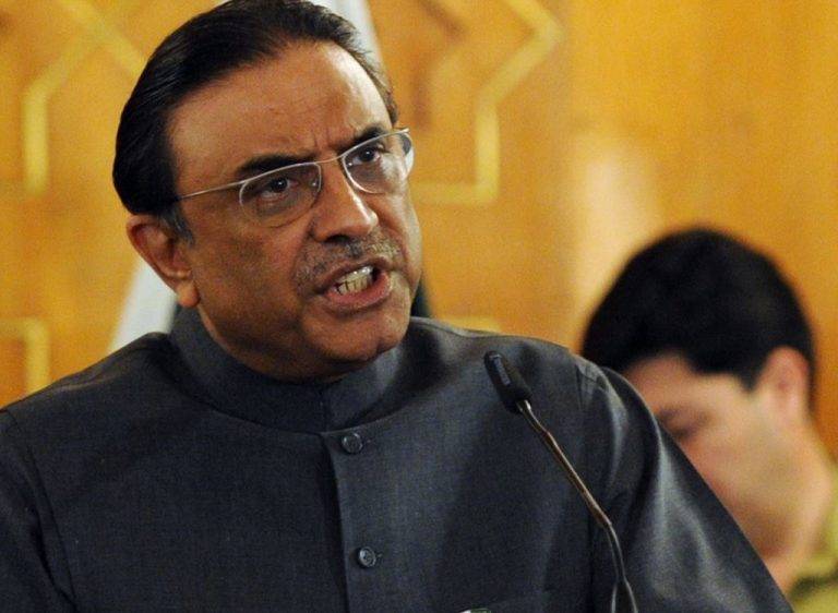 Former President Asif Ali Zardari gets a blow