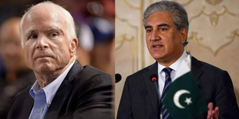 Pakistan Foreign Minister responds over death of US Senator John McCain death