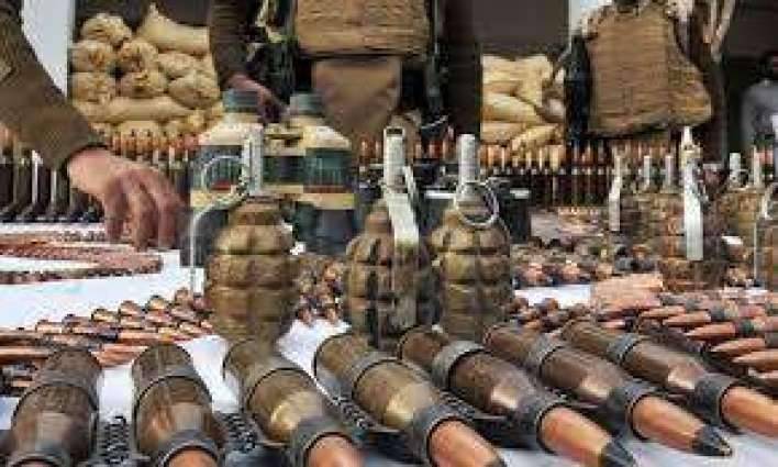 FC recovers huge cache of arms, ammunition in Dera Bugti