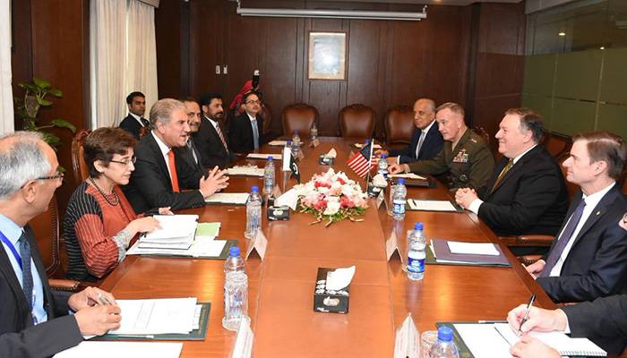 What did Foreign Minister Shah Mehmood Qureshi tell Mike Pompeo?