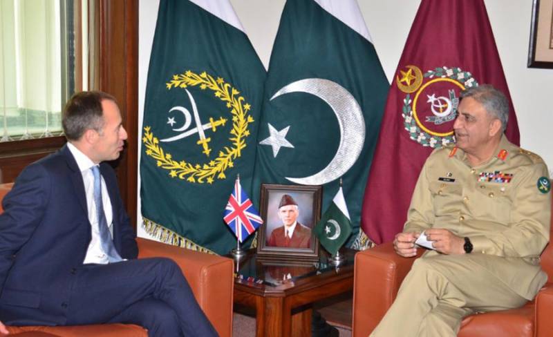 British High Commissioner Thomas Drew holds important meeting with COAS Bajwa