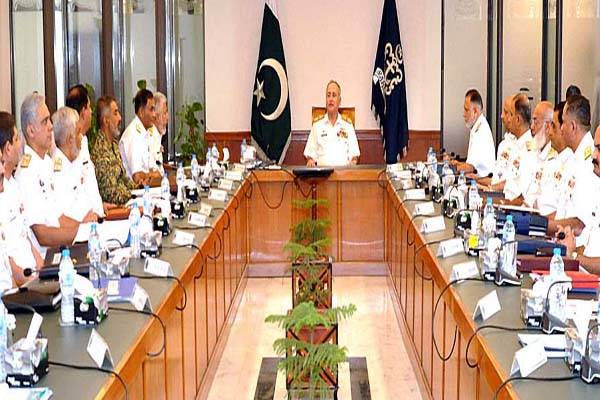 Pakistan Navy Chief holds Command and Staff conference at Naval Headquarters