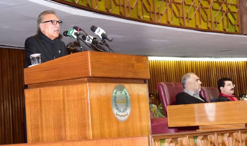 President Dr Arif Alvi first address to the Parliament: Main points