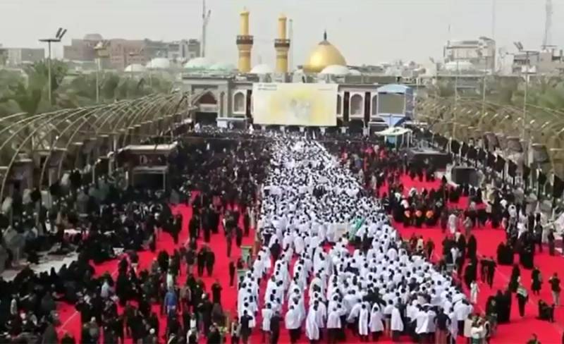 Millions of mourners gather at shrines in Kerbala