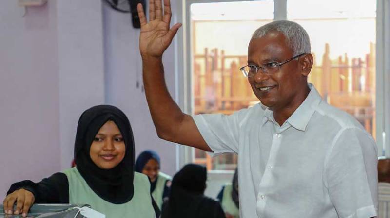 Maldives' Ibrahim Mohamed Solih claims victory in presidential election