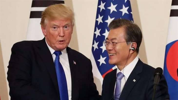 Korean President Moon returns from US trip for crucial summit with Trump