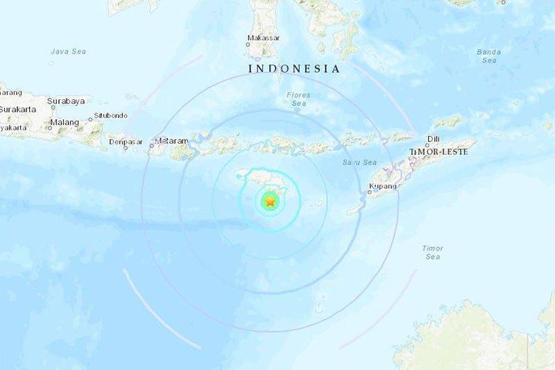 Indonesia hit by 6.0-magnitude earthquake off island of Sumba