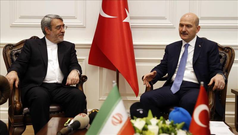 Turkey's interior minister meets Iranian counterpart