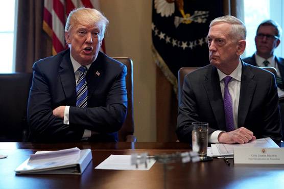 US defence secretary Jim Mattis responds to reports of Trump hints about his fate