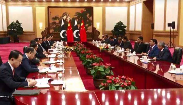 Beijing: Talks underway between PM Imran Khan, Chinese Premier