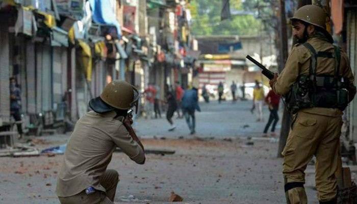 Five injured in Indian occupation forces pellet firing in Kulgam