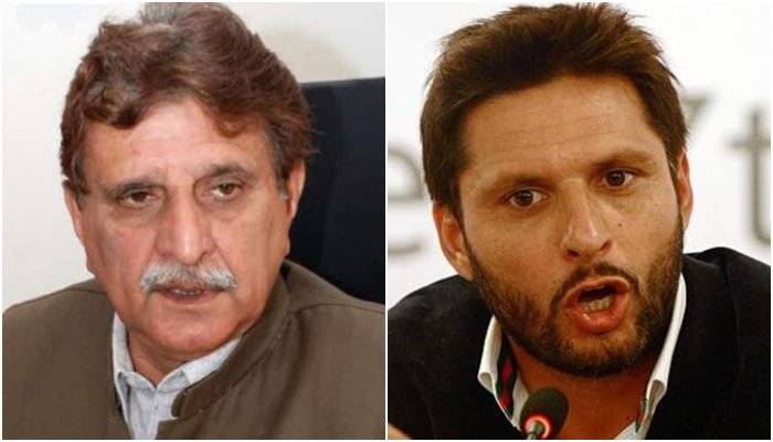 AJK Premier lashes out at Shahid Khan Afridi over controversial Kashmir remarks