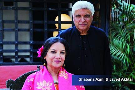 Iconic Indian actress Shabana Azmi, poet Javed Akhtar arrive in Lahore