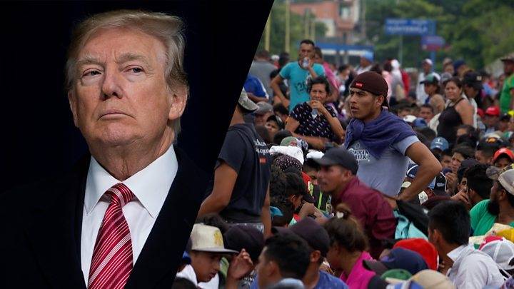 Trump threatens migrants with US-Mexico border closure