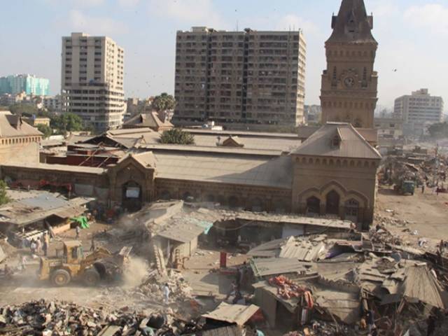 Over 5000 plots cleared in Karachi in one of the largest anti encroachment operation in the city