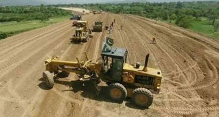 Work on construction of 81km long Swat Motorway in full swing